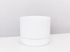 White Self-Watering Pots 250mm