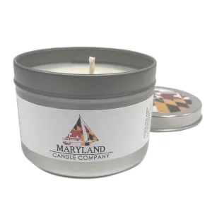 White Tea and Cucumber / Tin Candle