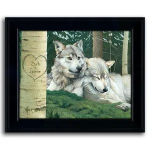 Wolves Personalized Art